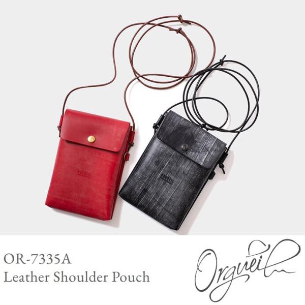 ORGUEIL ORGUEI Leather Shoulder Pouch OR-7335A レザーショルダー 