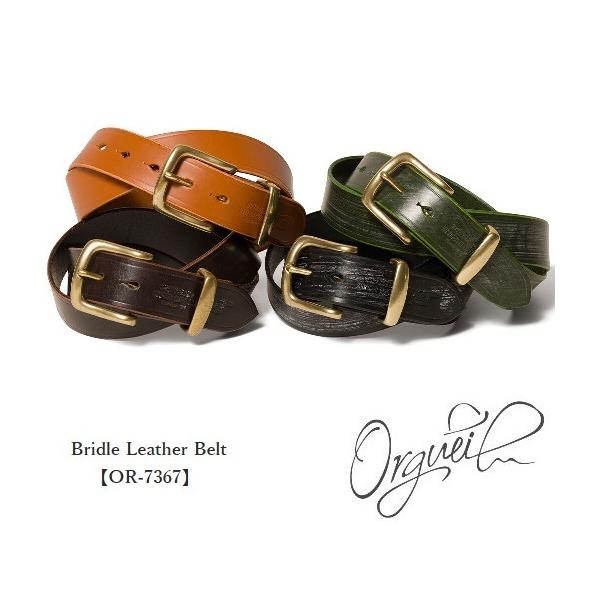 ORGUEIL（オルゲイユ） ORGUEIL Bridle Leather Belt OR-7367