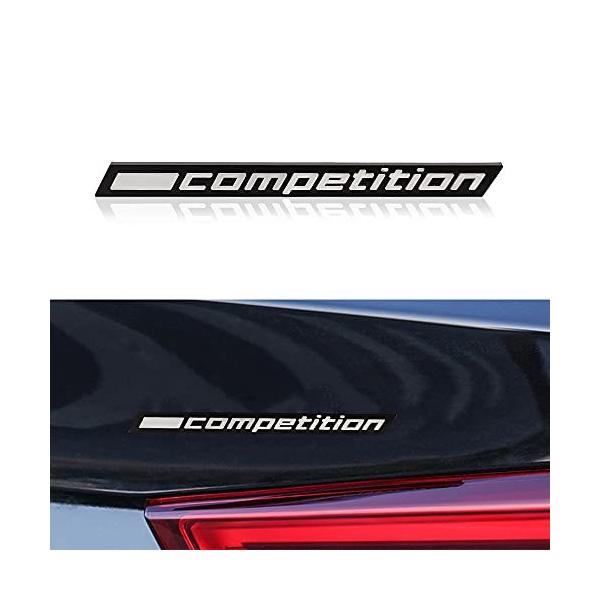 光沢ブラックコンペティションバー下線エンブレム BMW サンダーエディション M1 M2 M3 M4 M5 M6 M7 M8 X3M X4M X5M
