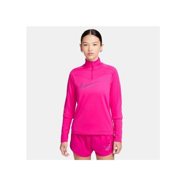 ナイキ NIKE ナイキ ウィメンズ DF スウッシュ HBR ペーサー HZ L/S トップ ランニング ウェア 長袖Tシャツ レディース  レディース FB4688-010