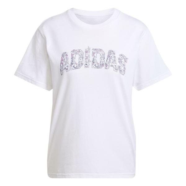 adidas（アディダス） adidas W LOGO FLWR グラフィック Tシャツ
