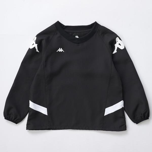 ジェフユナイテッド千葉　ピステ　L　Kappa　カッパ　ブラック　長袖　シャツ Kappa（カッパ） Kappa Kappa Jr ピステシャツ サッカー ジュニア
