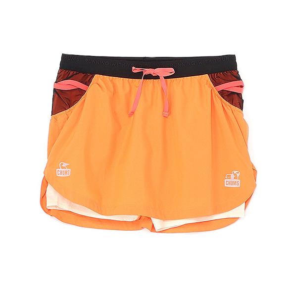 チャムス CHUMS CHUMS X みゃこ Running Skirt アウトドアカジュアル スカート レディース L/W CH18-1356-D001 送料無料