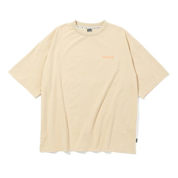 ポーラー POLeR PL ELEMENT Q TEE BEIGE サマー レジャー メンズラッシュガード 251MCV0051-BEG
