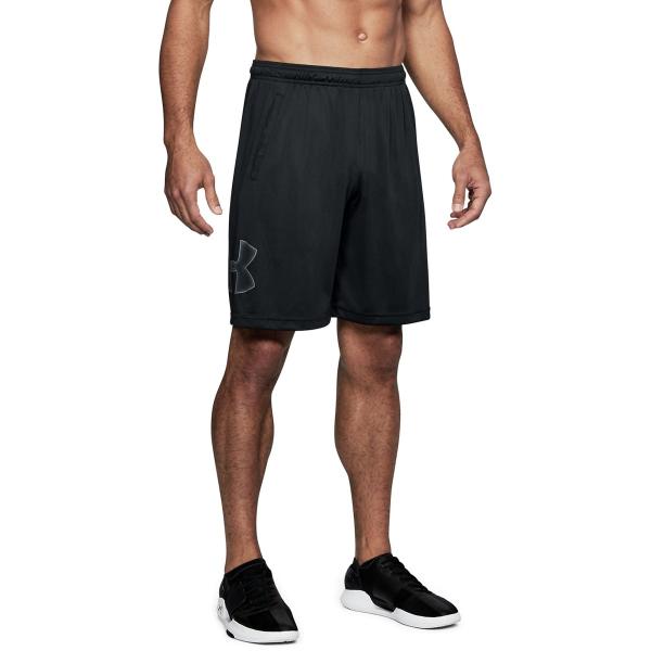 他サイト： アンダーアーマー UNDER ARMOUR UA TECH GRAPHIC SHORTS メンズスポーツウェア ショートパンツ メンズ Black /  / Graphite 1358551 001の商品画像