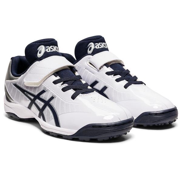 アシックス ASICS STAR SHINE TR 2 野球 トレーニングシューズ ジュニア WHITE/NAVY 1124A009.103