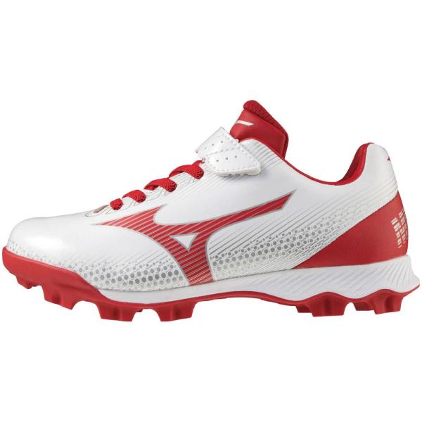 Mizuno スパイクシューズ ホワイト/レッド MIZUNO（ミズノ） 野球