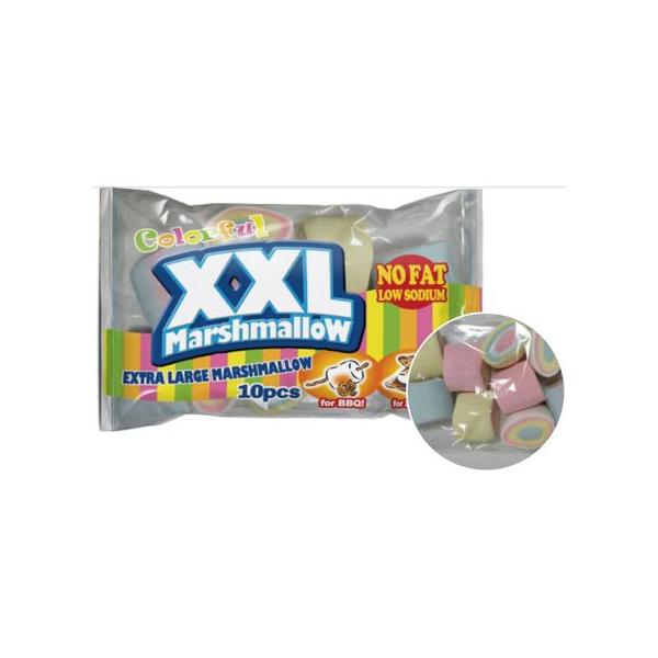 【コメント】カラフルなメガサイズのマシュマロ。そのままでもお召し上がりいただけますが、バーベキューの際に火であぶることでマシュマロが溶け、クリーミーな食感になります。スモアやチョコフォンデュでもお楽しみいただけます。メーカー品番：78168...