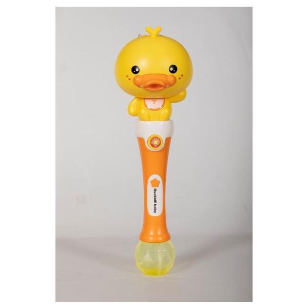 【カラー】イエロー【サイズ】.【素材】ABSPS【原産国】中国【メーカー品番】71157366【コメント】スティック型の電動シャボン玉。アヒルのあたまからシャボン玉が出ます。電池別売り単三電池3本使用。メーカー品番：811754
