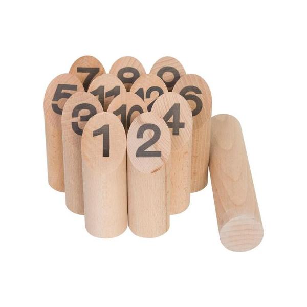 【コメント】フィンランド発祥のゲームのコンパクトバージョン。的当ての練習や暗算の学習に(対象年齢6歳以上)。シンプルだけど、戦略を考えて遊ぶ新しいゲームです。■持ち運びやすさコンパクトなキャリーケース付きで、持ち運びに便利です。■素材衝撃に...