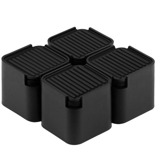 他サイト： Uping 洗濯機用防振かさ上げ台 高さ調整・防音・防振ゴムマット 洗濯機用置き台 かさ上げ用 (一般用/高さ91mm) 4個入り ブラックの商品画像