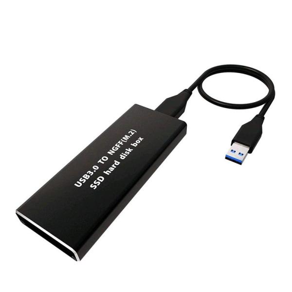 【商品名】　MOXCAHER M.2 SSD外付けケース SATA対応NVMe非対応M.2 SATA NGFF ケース USB SSD エンクロージャ  【商品説明】　・22*30mm, 22*42mm, 22*60mm, 22*80mm ...