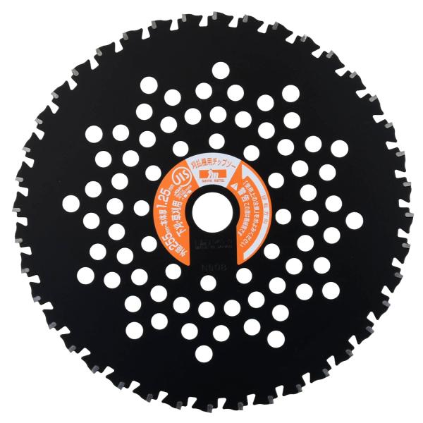 他サイト： 山善 とにかく石に強い チップソー 1枚入り 内径25.4mm 外径255mm×刃数40P 替え刃 草刈機 刈払機 石 タイル 雑草 除草の商品画像