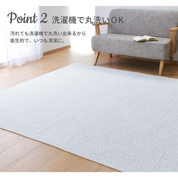 ���O 3�� �􂦂�}�b�g ��190�~240cm �L���g���O �C�u�� ������� ����~�ߕt�� ��100�� �R�b�g�� �Ԃ���� ����@OK �ې� �o�Y�j�� ���i�摜4