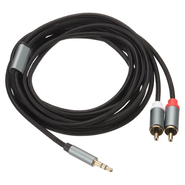 DMiotech 3.5mm to RCAケーブル 10ft 2RCAオス to オーディオアダプター RCA Yスプリッ ター スマホ・ス