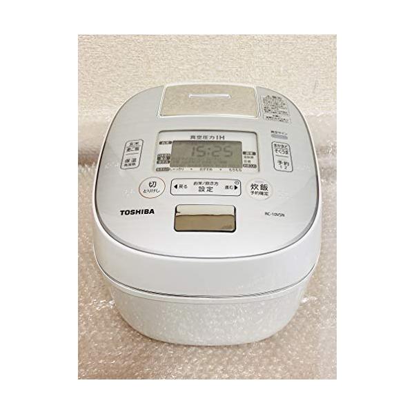 真空圧力ihジャー炊飯器 5 5合炊き グランホワイトtoshiba 炊飯器 合わせ炊き ストア309の東芝 キッチン家電 東芝 Rc 10vsn W Ebq ストア309