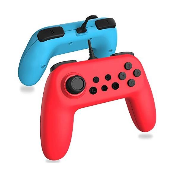Joy Con コントローラー 有線接続 Beboncool ジョイコン Joycon有線コントローラー メーカー 振動 赤と青 Qsb7612 ストア309 通販 Yahoo ショッピング