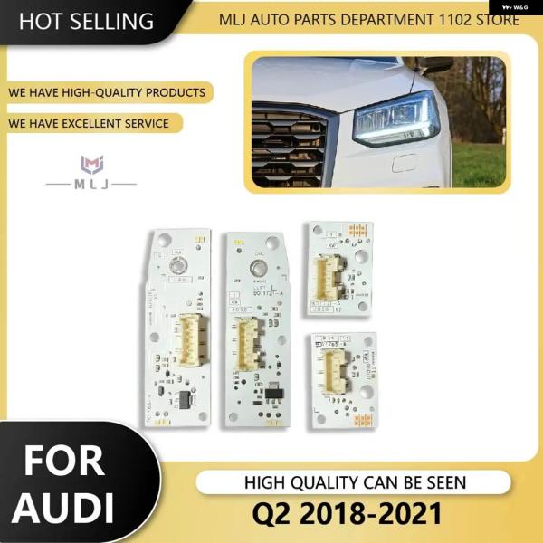 並行輸入品 アウディ Q2 フル  LED ヘッドライト DRL ウィンカー チップ ボード エンジェルアイ 81A998474 81A998473 2018-