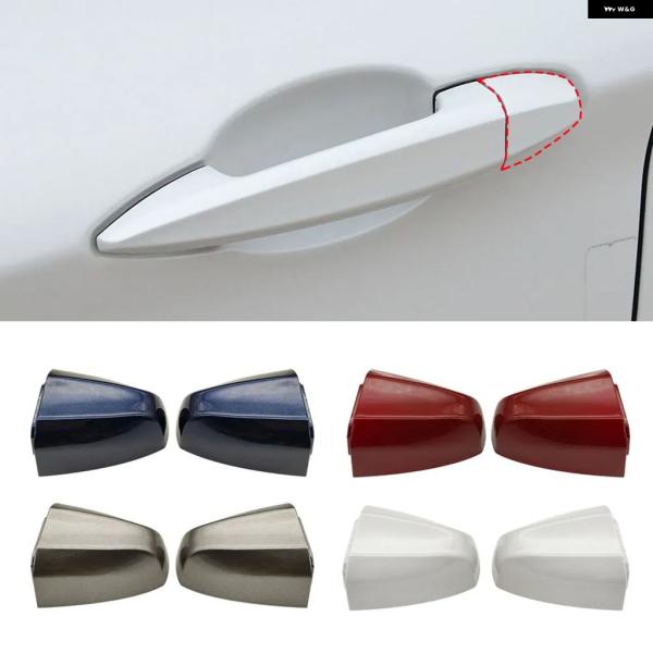 並行輸入品 BMW F15 F16 F48 F39 F45用 ドアハンドル ロックキーホールキャップ カバー ブラック/ホワイト塗装 X5 X6用 512173