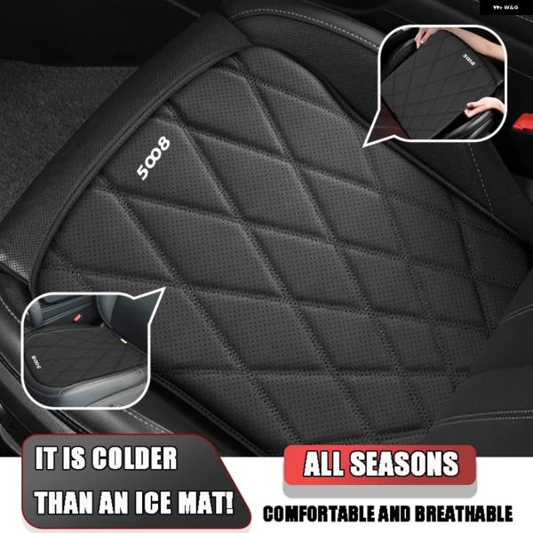並行輸入品 プジョー 5008107206207508200830084008リフター車用レザー クッション インテリア シート通気性 パッド