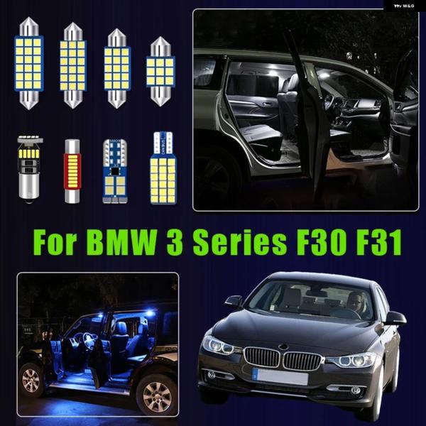 並行輸入品 BMW F30 3シリーズ F31用 車用  LED 電球 車内ドームライト 読書灯 グローブ ボックス バニティ ミラー トランク ライト 10個