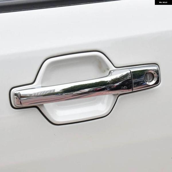 並行輸入品カーアクセサリー 三菱 パジェロ V80 V93 V95 V97 V98 2007-2021 ABS クローム 外装 ドアハンドル カバー トリム 8