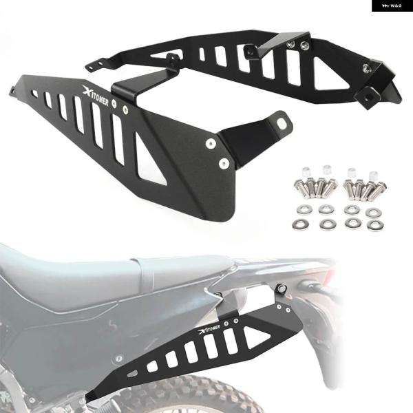 並行輸入品カワサキ KLX230 2019 - 22 - 2025 バイク サイド キャリア ラゲッジラック サドルバッグ サポート バー マウント ブラケット