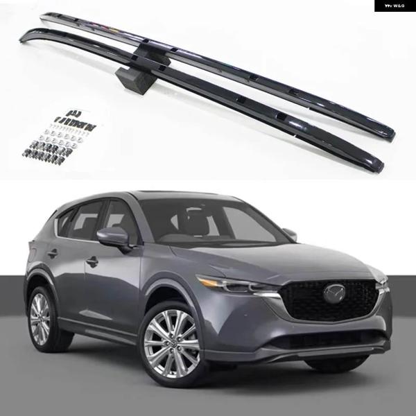 並行輸入品 車用ルーフラッククロスバー マツダ CX-5 2016-2025 レールバー ラゲッジ キャリア バー トップラック レール