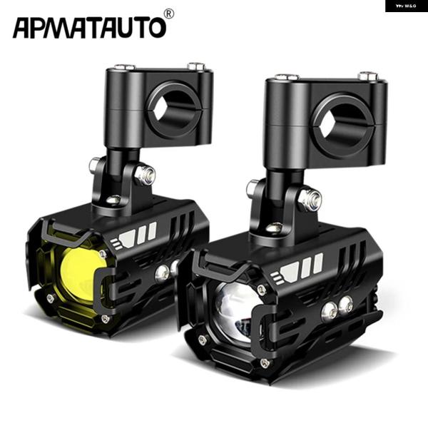 並行輸入品 ホンダ ヤマハ FZ16 YS150 L5 LED レンズ ダブルハイ/ロー ヘッドライト オートバイ 80W スポットドライビング フォグランプ FZER150用 1セット 1800