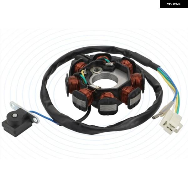 並行輸入品 ホンダ スペイシー100 SCR100 2003-07用 8極全波直流マグネト ステータコイル ジェネレータ