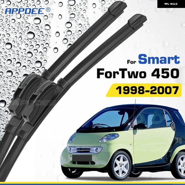 並行輸入品 スマート フォーツー 450 1998-2007シリコンゴム ワイパー フロント ワイパー ブレード フロントガラス