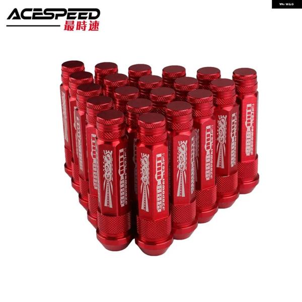 並行輸入品 合金 アルミ 延長 90MMホイールラグナットキャップ付き ホンダ トヨタ 20個326パワー