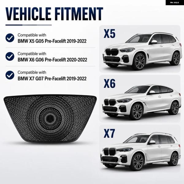 並行輸入品 BMW X5 G05 X6 G06 X7 G07 前期型 2019-2022年モデル用 ダッシュボード オーディオ スピーカー グリル ツイーター 