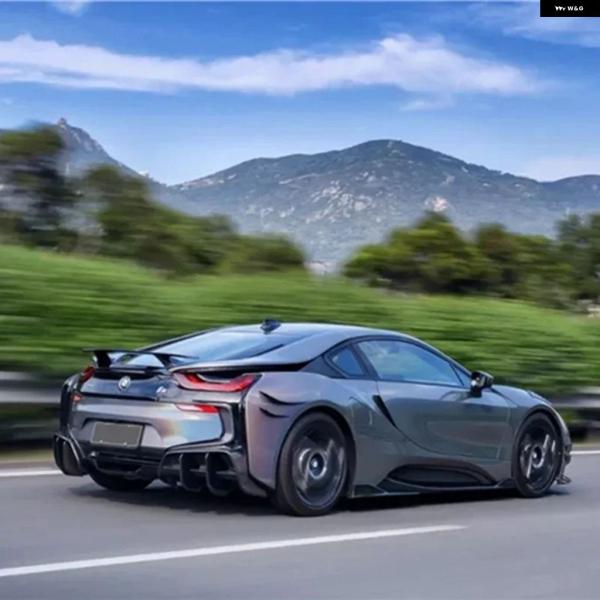 並行輸入品 BMW I8 2014 - 16 2018 19 リア スポイラー ウィング カーボン トランク リップ ブーツ デコレーション