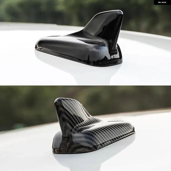 並行輸入品 アウディ A4 B9 A5 Q2 Q3 Q5L カー ABS カーボン ルーフ シャークフィンアンテナ カバー トリム ブラック