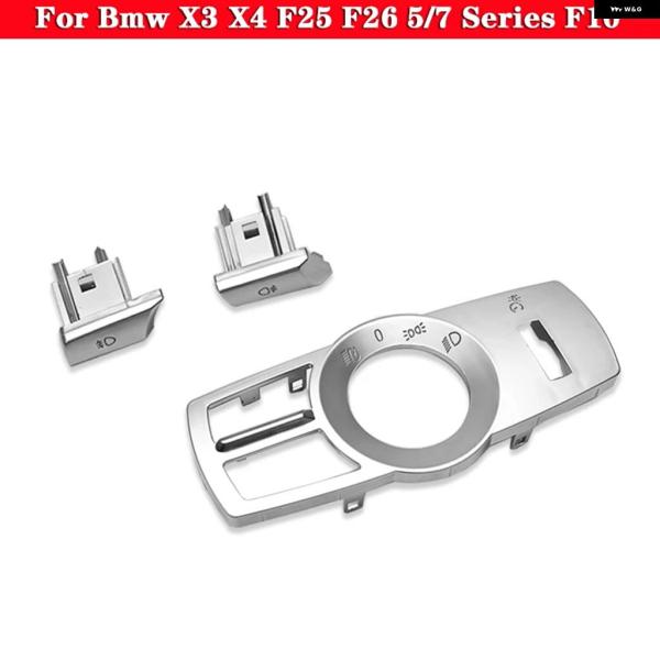 並行輸入品 BMW X3 X4 F25 F26 5/7シリーズ F10 ヘッドライト スイッチ ボタン 装飾 フレーム カバー インテリア ステッカー