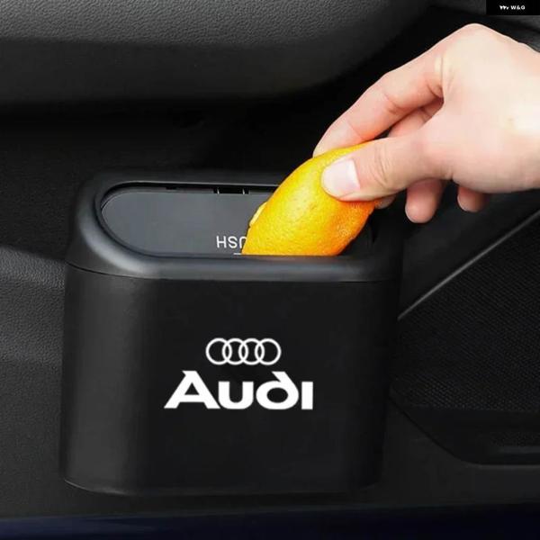 並行輸入品 車内用ゴミ箱 吊り下げ式ゴミ箱 収納 ボックス アウディ Q2 Q3 Q5 Q7 RS3 RS4 RS5 RS7 S2 S4 S6 TT クワトロ 