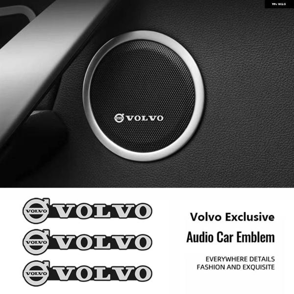 並行輸入品 5/10個 カー オーディオ ステレオ スピーカー バッジ ステッカー デカール ボルボ XC90 V90 V60 XC60 V40 S80 S60