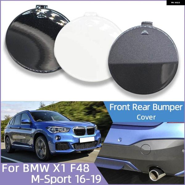 並行輸入品 BMW X1 F48 M-SPORT 2016-2019 牽引キャップ フロント リア バンパー 牽引フック カバー デコレーション シェル 塗装