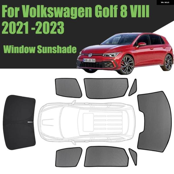 VWゴルフ5 サンシェード メッシュブラインド 並行輸入品 フォルクスワーゲン ゴルフ 8 VIII 2021 -2023 VW 5ドア用