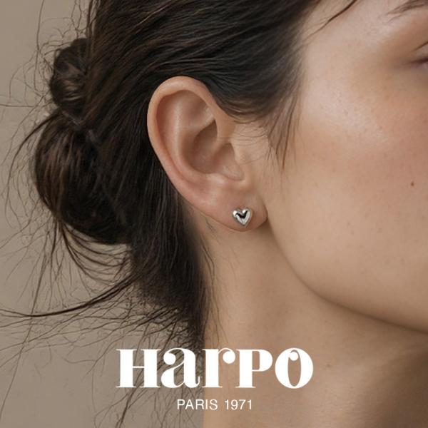 HARPO アルポ Hearts Studs Silver Earrings ハート スタッズ シルバー ピアス イヤリング ハルポ レディース ブランド インディアンジュエリー