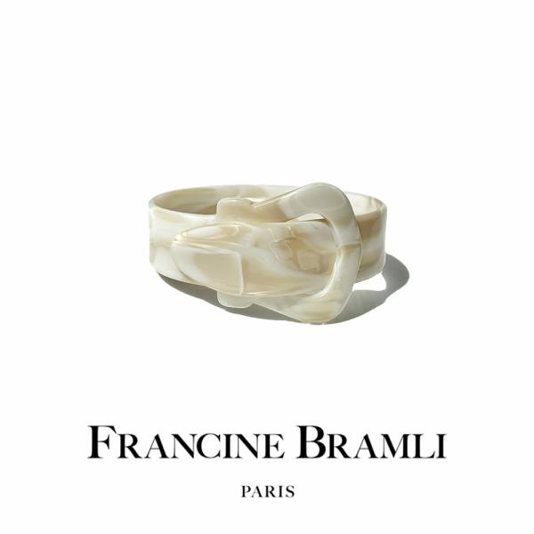 FRANCINE BRAMLI PARIS フランシーヌ ブラムリ パリ Rachel ベルトバングル ブレスレット マーブル シンプル レディース フランス ブランド