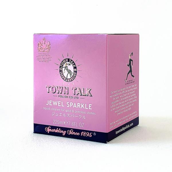 ジュエリークリーナー ゴールド プラチナ ホワイトゴールド クロス ブラシセット TOWN TALK タウントーク J-01 ジュエルスパークル 225ml お徳用サイズ