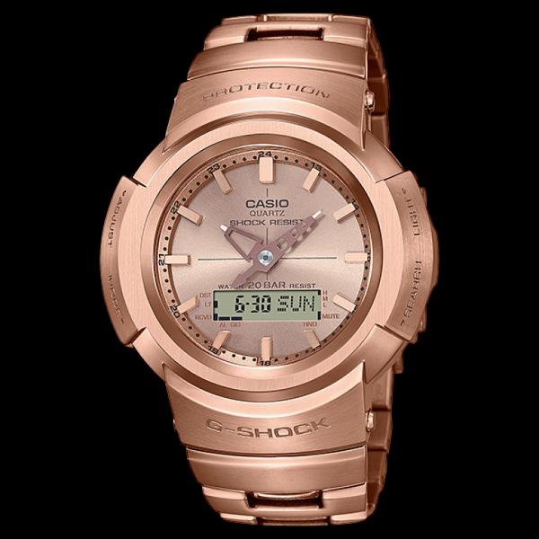 G-SHOCK(ジーショック)フルメタル メンズ ローズゴールドIP 電波