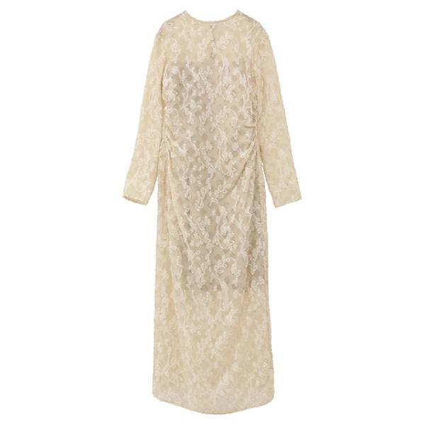 CLANE フラワージャガードワンピース CLANE】フローフラワージャガードワンピース | FIORI