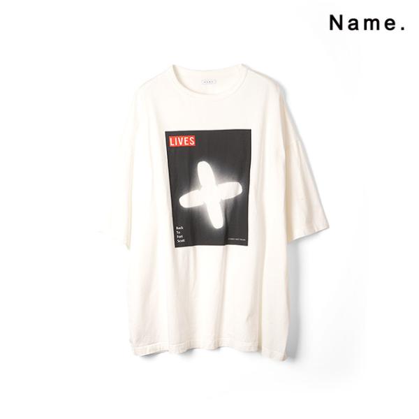 Name. ネーム シルケット コットン フォト プリント Tシャツ SILKETE COTTON ...