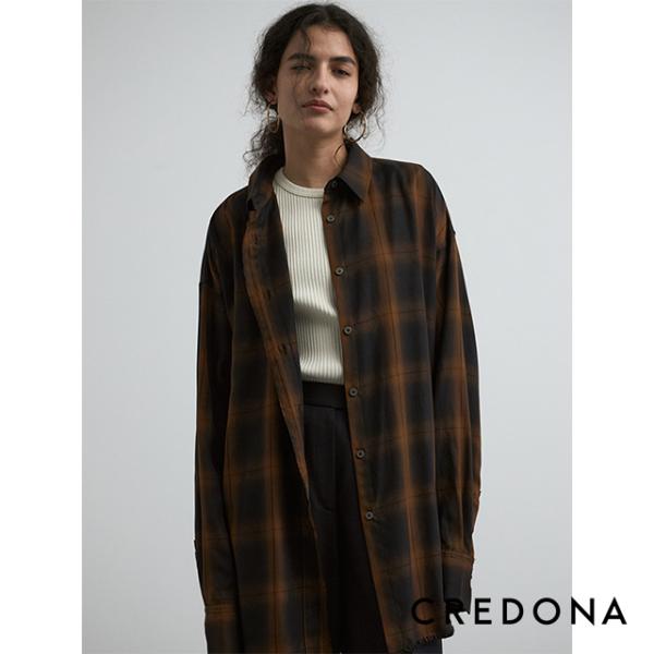 CREDONA クレドナ ローム チェック シャツ ROME CHECK SHIRTS