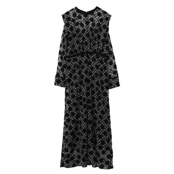 クラネ Clane ドット オパール ワンピース Dot Opal One Piece 長袖 ロングワンピ Cn L Op 024 Store Volk 通販 Yahoo ショッピング