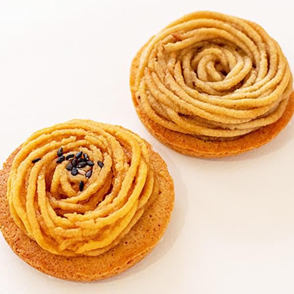 栗と芋の焼きモンブラン アソート 12個入国産栗を使用した「焼きモンブラン」と、四万十川流域界隈で栽培された人参芋(ひがしやま。)を使用した「焼きいもモンブラン」、常温で食べられるモンブラン2種類がセットになりました！上質の天日塩を加え程よ...