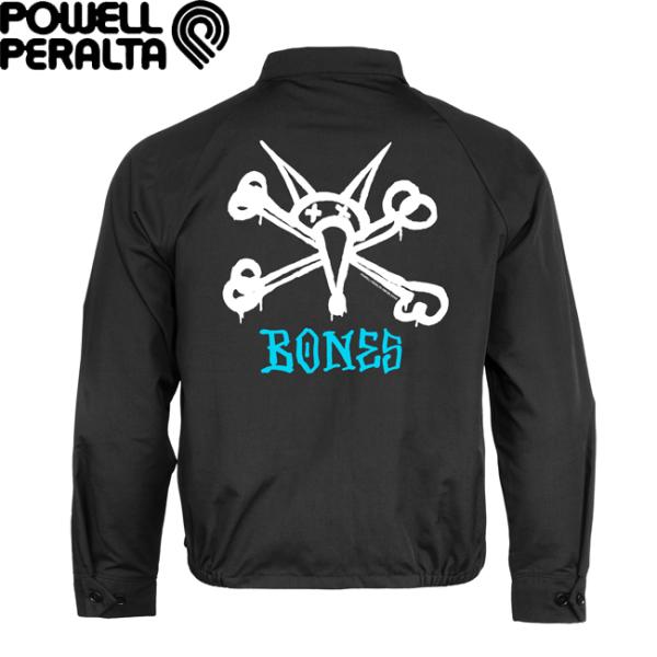 ジャケット POWELL PERALTA パウエルペラルタ Vato Rat Jacket Black スイングトップ アウター メンズ